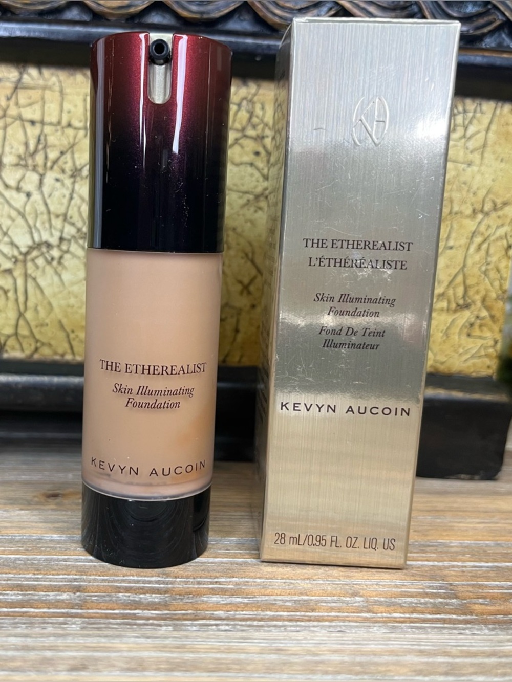 Kevyn Aucoin The Etherealist Skin Illuminating Foundation Deep EF-12 NIB
